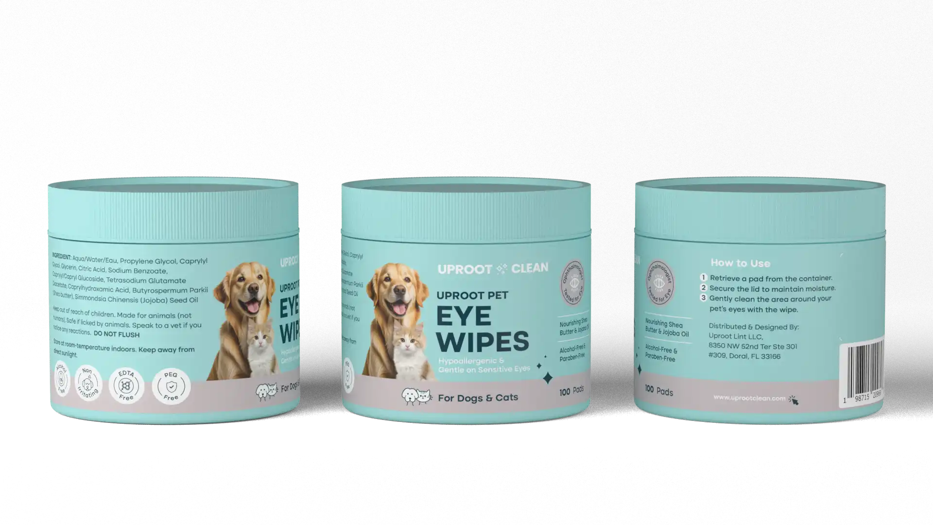 Uproot Eye Wipe Pads (Infl)